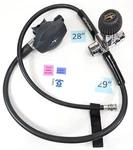 Dacor Quantum Yoke 1ST & 2ND Stage Regulator Set Scuba Dive + Inflator Hose. Fixed Price $121.00.