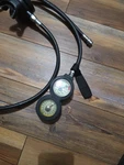 Scuba Diving Equipment Aqua Lung Pressure Depth Gauges Compass Oceanic Regulator. Fixed Price $100.00.