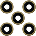 Oxygen Yoke Washer Seals, 5 Pack Smooth Edge Brass/rubber Cga 870 Regulator. Fixed Price $18.95.
