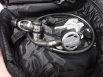 Atomic Scuba T2X Titanium Regulator W/ Bag. Used On Trips. Fixed Price $995.00.