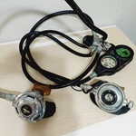 Dacor Regulator Set With Pressure Gauge & Scuba Watch. Fixed Price $35.00.
