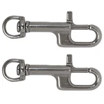 Walker Dive Clip System - 2 Pack Stainless Steel Ergonomic Swivel Bolt Snap. Fixed Price $29.95.
