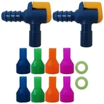 New 8 Pcs Bite Valve Replacement Silicone Mouthpieces For Most Brands With 2 .... Fixed Price $40.51.