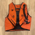 Scubapro Neon Orange Bcd Tank Holder Vest Size Medium Diving. Fixed Price $49.99.