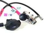 Dacor Extreme Plus Quantum Yoke 1ST 2ND Stage Regulator Set Scuba Dive Adjust. Fixed Price $121.00.