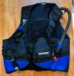 Oceanic Bioflex Scuba Diving Vest Size Xl Hose Damage. Fixed Price $29.95.