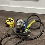 Divers Aqualung Sea Regulator And Octopus Lot Of Used Untested. Fixed Price $150.00.