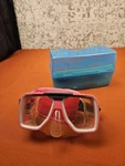Tusa Liberator Temper Pink Glass Adult Snorkeling Scuba Diving Mask. Fixed Price $20.00.