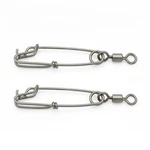 Bluewing 2PCS High Strength Long Line Clip With Barrel Swivel Saltwater.... Fixed Price $21.23.
