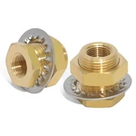 Boeray 2PCS Brass Bulkhead Fittings Npt To 3/8" Female, Gold. Fixed Price $21.11.