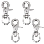 4 Pcs Trigger Snaps Swivel Hooks 2 3/5", Heavy Duty 316 Stainless Steel Trigg.... Fixed Price $21.19.