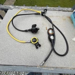 Aqua Lung Titan Scuba Regulator Set With Octopus & Suunto Gauge Console. Fixed Price $150.00.