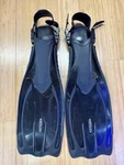 Tilos Scuba Fin W Travel Mesh Bag Medium/large - Black Used. Fixed Price $40.00.