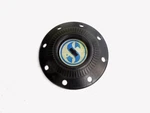 Vintage Scubapro Air 1 Second Stage Diaphragm Cover, Purge Button & Key Hole Nos. Fixed Price $24.00.