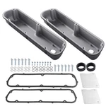 Aluminum Valve Covers Ford 289 302 351W V8 1962-1985 Black Finned Tall Set. Fixed Price $142.66.