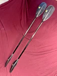 Lot Of Aqua Bound 2-PIECE Carbon Fiber Kayak Canoe Paddles 200CM P30 Blades. Fixed Price $269.00.
