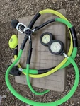 Dacor Enduro Scuba Regulator Set 1ST 2ND Stage Octopus Depth Psi Gauge Excellent. Fixed Price $179.00.
