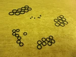 New Lot Of 37 Universal Scuba Diving O-rings For Bcd Dive Equipment. Fixed Price $12.99.