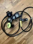 Scubapro MK20/G250 Regulator Set - Untested For Service Aladin Console. Fixed Price $250.00.