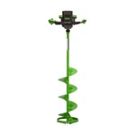 Alpha Electric Ice Fishing Auger, Gen 3, 40V Lithium-ion, Steel, Green. Fixed Price $825.24.