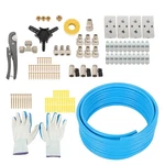 1/2" 100FT Compressed Air Line Kit, Shop/garage Aluminum Compressor Blue. Fixed Price $79.66.