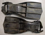 Us Navy Seals Military Divers Aqua Lung Rocket Scuba/dive Fins/flippers Pair. Fixed Price $22.95.