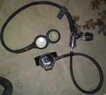 Aqualung Regulator Set Decor. Fixed Price $44.80.