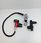 Vintage Poseidon Scuba Regulator Set First & Second Stage W/ Hose Untested. Fixed Price $276.79.