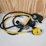 Aqua Lung Calypso Octopus Scuba Diving Regulator Gauge Set For Parts Repair. Fixed Price $150.00.