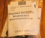 Dive Rite Service Kit Scuba Diving Regulator Rg 2010/2015 Second Stage. Fixed Price $18.00.