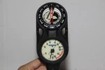 Oceanic 200' Maxdepth Swiv Navcon Depth, Pressure, Compass Gauge. Fixed Price $136.00.