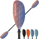 Wonitago Kayak Paddle With Fiberglass Shaft 230-250 CM/90-98", Wave Orange. Fixed Price $92.99.