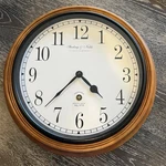 Sterling & Noble Large Wood Wall Clock Regulator Style Quartz Classic Decor. Fixed Price $149.95.