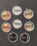 8 Wicked Bottle Caps Bling Charms W/ Split Rings Diy Crafts You Choose!. Fixed Price $6.75.