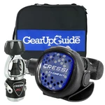 Cressi Compact MC9 Scuba Regulator W/ Gear Up Guide Bag. Fixed Price $374.50.