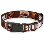 Plastic Clip Collar Dug 3-POSES/SQUIRREL Brown/yellow/white 1" Wide Fit.... Fixed Price $31.89.