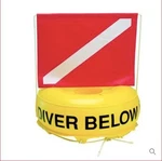 New Inflatable Flag-n-float Buoy With Dive For Scuba Diving Yellow. Fixed Price $35.96.