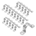 Bonsicoky 30PCS Rigid Pipe Strap, 1 Inch Stainless M25, Silver. Fixed Price $11.99.