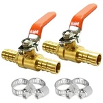 Uenede Solid Brass 5/16"OD Barb Ball Valve 2-WAY Shut-off 5/16"-2PCS. Fixed Price $14.87.