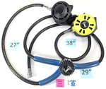 Us Divers - Aqua Lung Conshelf 21 1ST & 2ND Stage Scuba Regulator Set, Octo. Fixed Price $174.95.