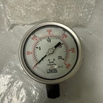 Unijin P255 Glycerin Filled Pressure Gauge Dia, 0-300 Psi 0-20 Bar 1/4" Npt. Fixed Price $24.00.