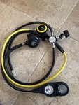 Apeks ATX40 1ST And 2ND Stage With Aqualung Abs Octo. Dive Computer I3. Fixed Price $300.00.