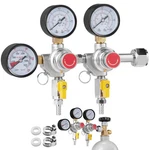 Triple Gauge Regulator, CO2 With 0-60PSI, Heavy Duty. Fixed Price $102.29.