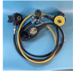 Mares MR12 Axis Scuba Regulator Set With Hoses & Pressure Gauge Console. Fixed Price $95.00.
