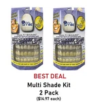 Instant Smile Multi-shade 2PK Temporary Replacement Teeth Kit Shades 30. Fixed Price $29.95.