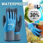 Wonder Grip WG318 Waterproof Latex Rubber Work Glove Double-coated Aqua Blue. Fixed Price $8.99.