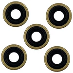 Oxygen Yoke Washer Seals, 5 Pack Smooth Edge Brass/rubber Cga 870 Regulator. Fixed Price $10.38.