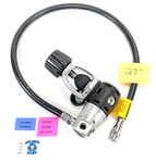 Oceanic PX2 Alpha 7 Scuba Diving Yoke First 1ST Stage Regulator + Inflator Hose. Fixed Price $91.00.