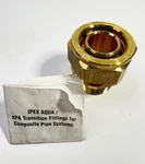 Aqua Xpa Brass Transition Adapter Composite Pipe 1-MALE Npt Id Compression. Fixed Price $47.75.