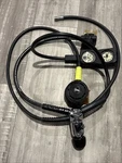 Us Divers Aqua Lung Regulator Set Micra Pressure Gauge Compass Conshelf Sea 3000. Fixed Price $99.99.